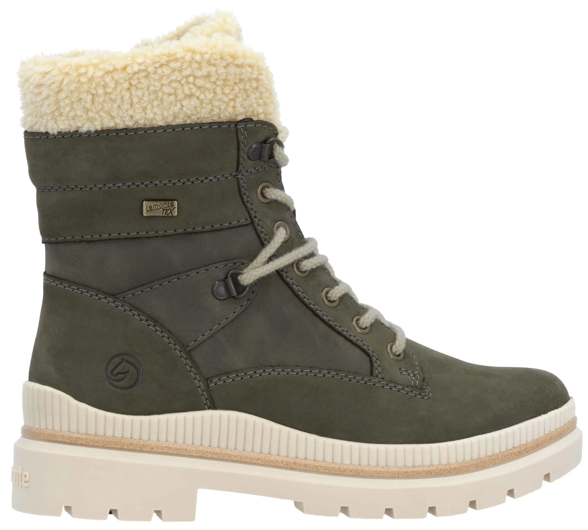 Green Lace Up Boot