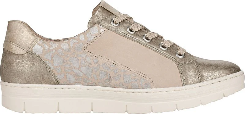 Grey Giraffe Print Lace Up - Image 2