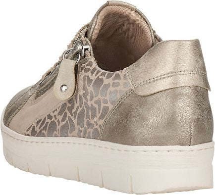 Grey Giraffe Print Lace Up - Image 5