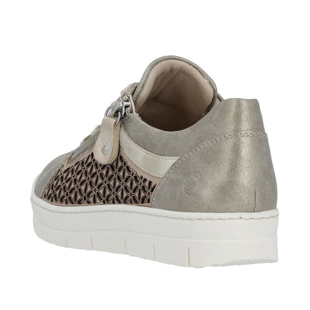 Grey Gold Lace Up - Image 4