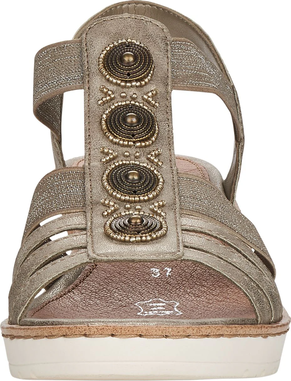 Grey Wedge Sandal - Image 3