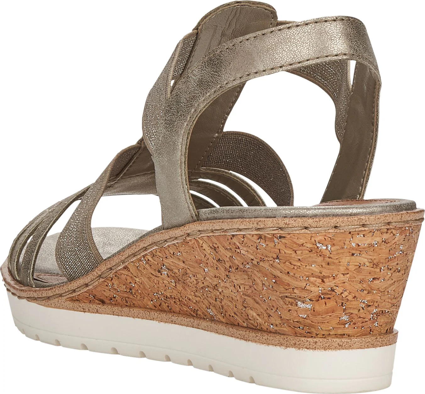 Grey Wedge Sandal - Image 4