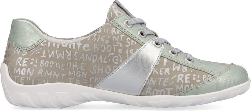 Mint Pattern Lace Up - Image 2