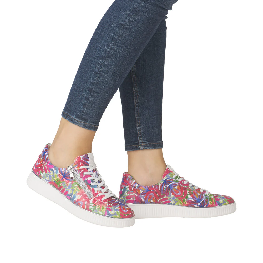 Multi Flower Lace Up - Image 9
