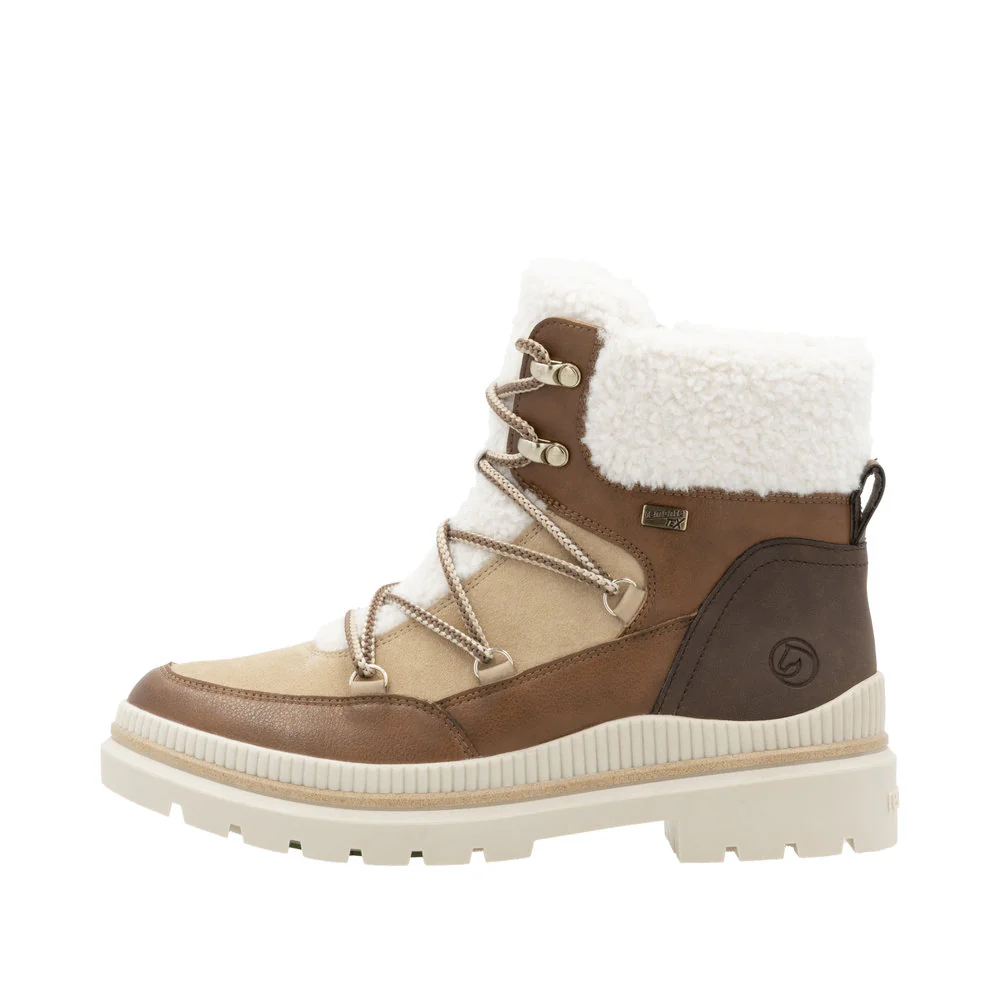 Multi Warmlined Flip Grip Lace Up Boot - Image 3