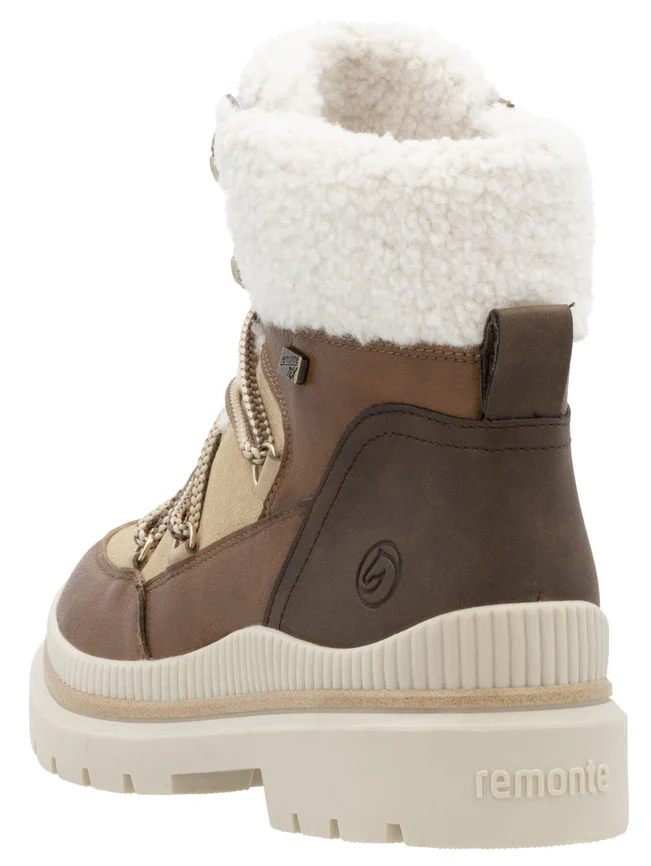 Multi Warmlined Flip Grip Lace Up Boot - Image 5