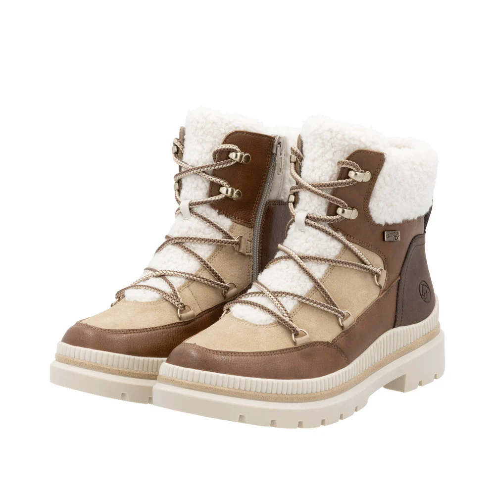 Multi Warmlined Flip Grip Lace Up Boot - Image 8