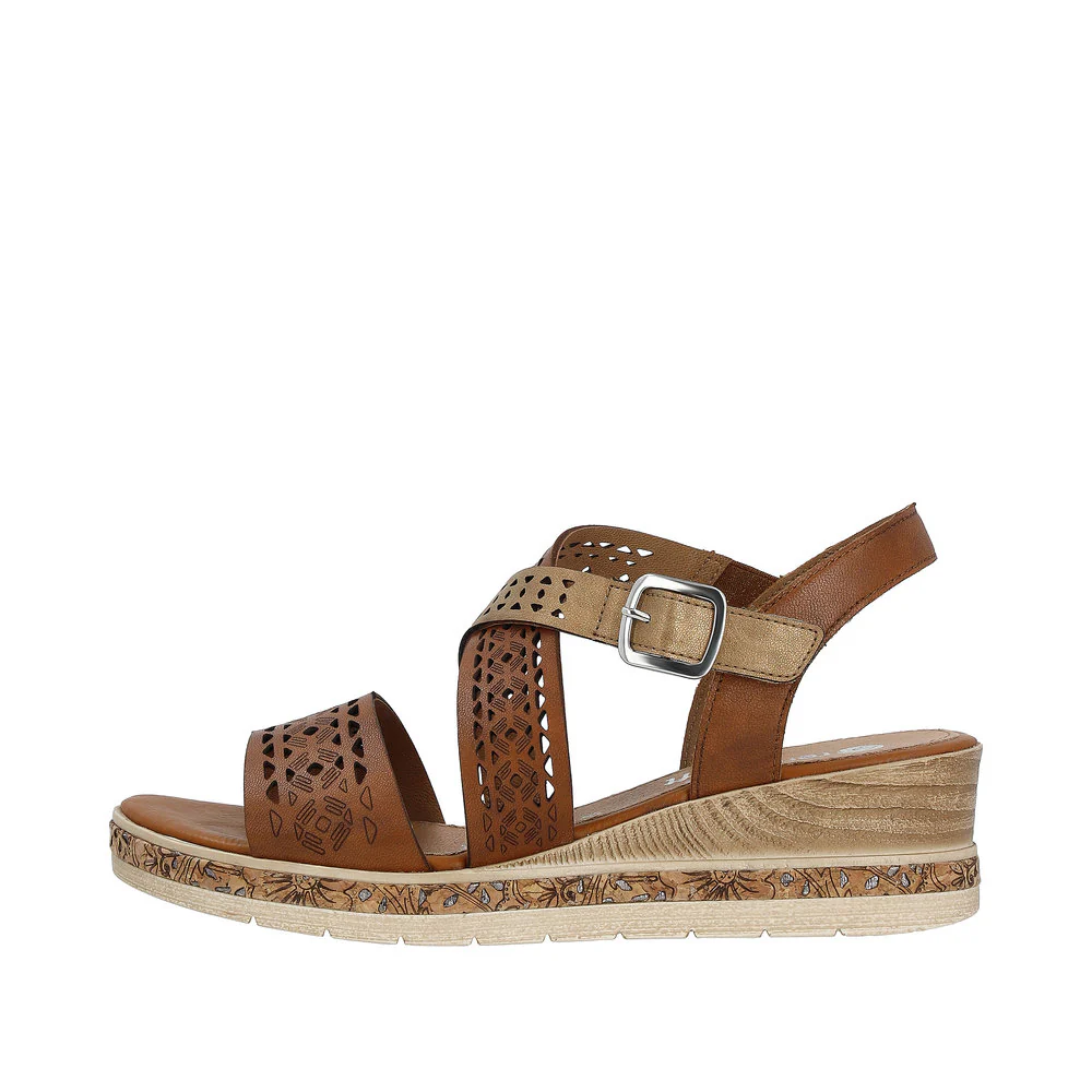 Muskat Wedge Strappy Sandal - Image 3