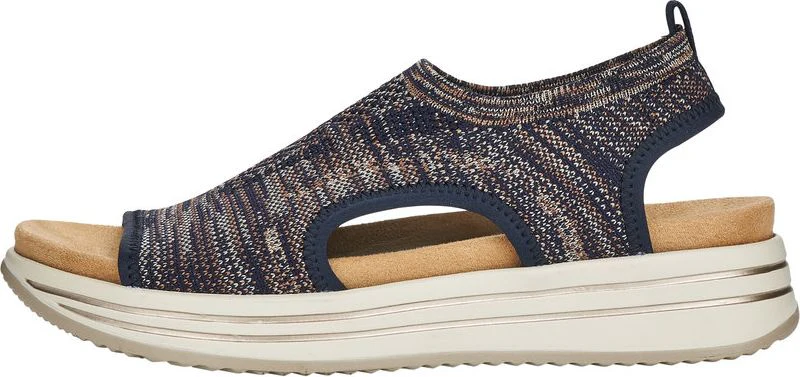 Navy Knit Sandal - Image 3