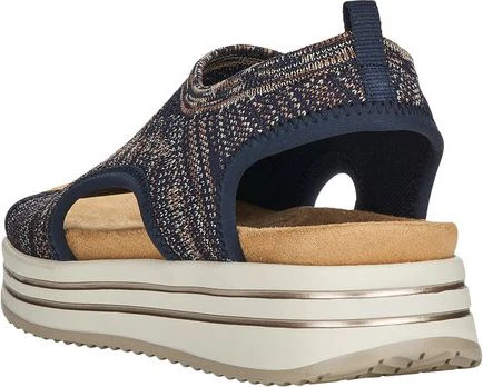 Navy Knit Sandal - Image 5