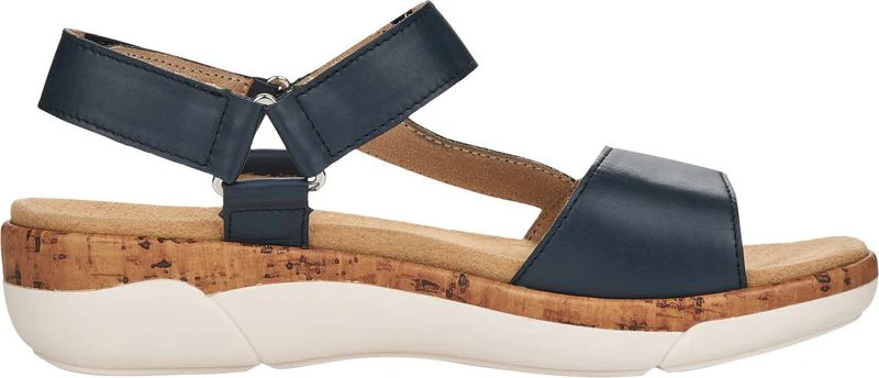 Navy Velcro Strap Sandal - Image 2