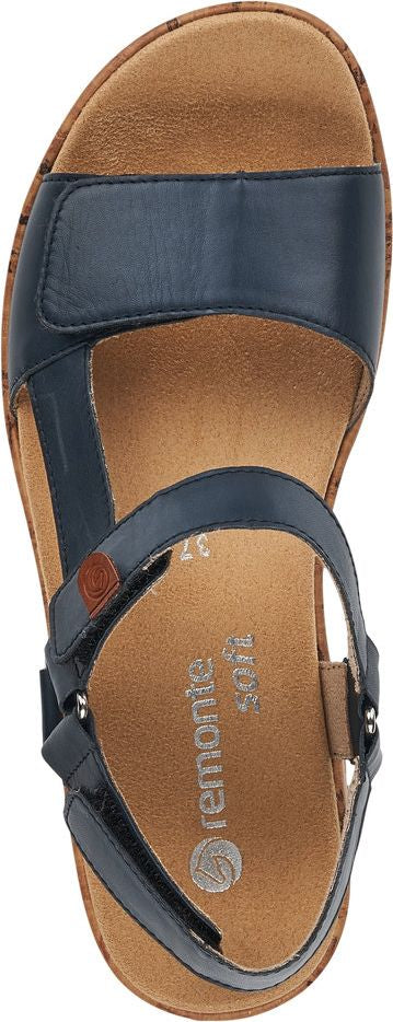 Navy Velcro Strap Sandal - Image 6
