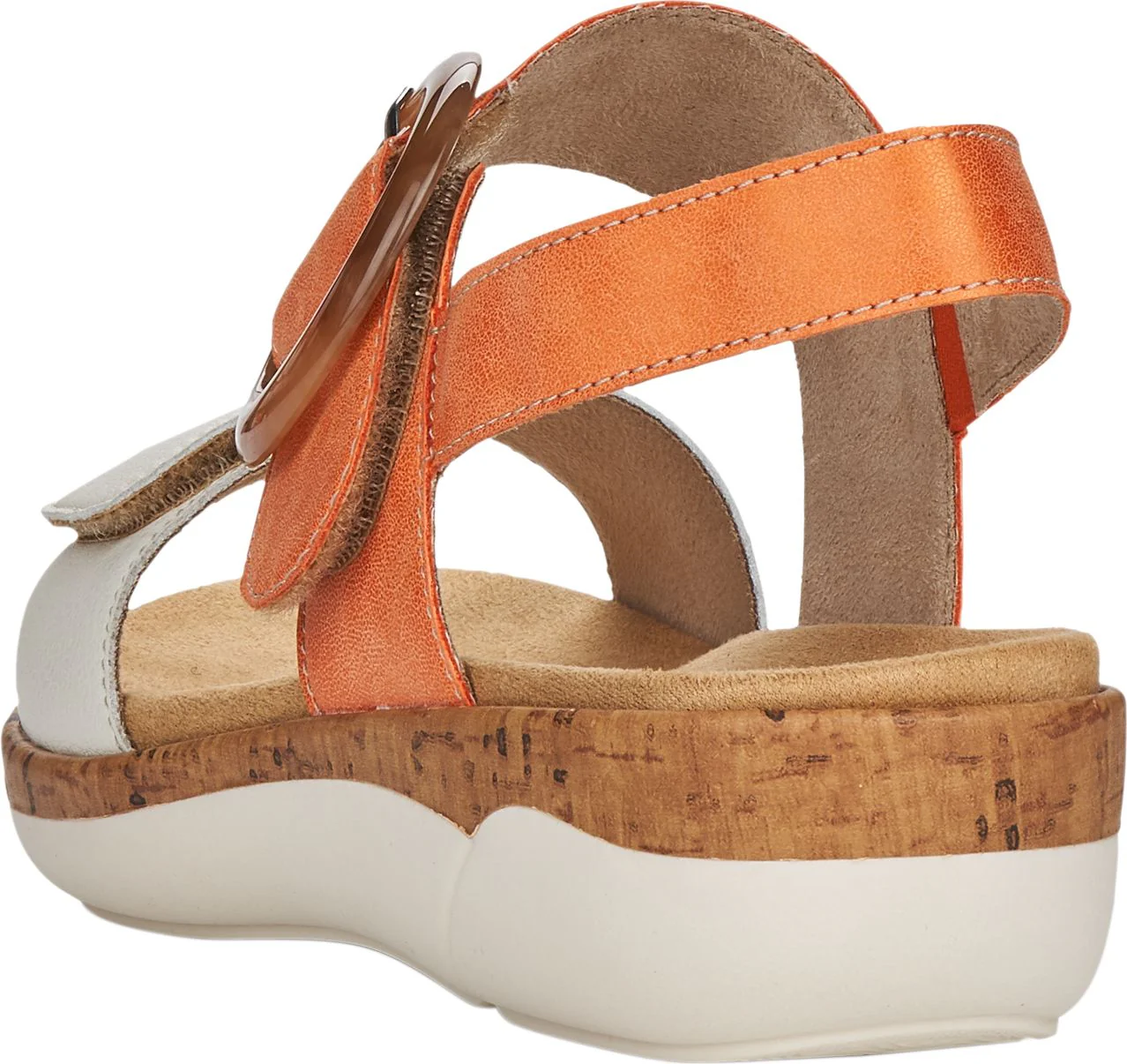 Offwhite/Orange Sandal - Image 4