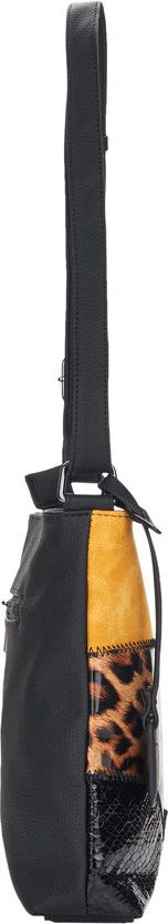 Purse Black W/ Yellow/Leopard - Image 5
