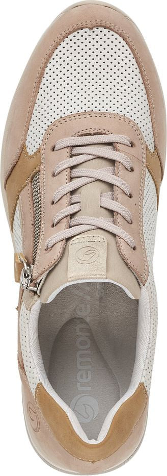 Sand/White Wedge Lace Up - Image 6