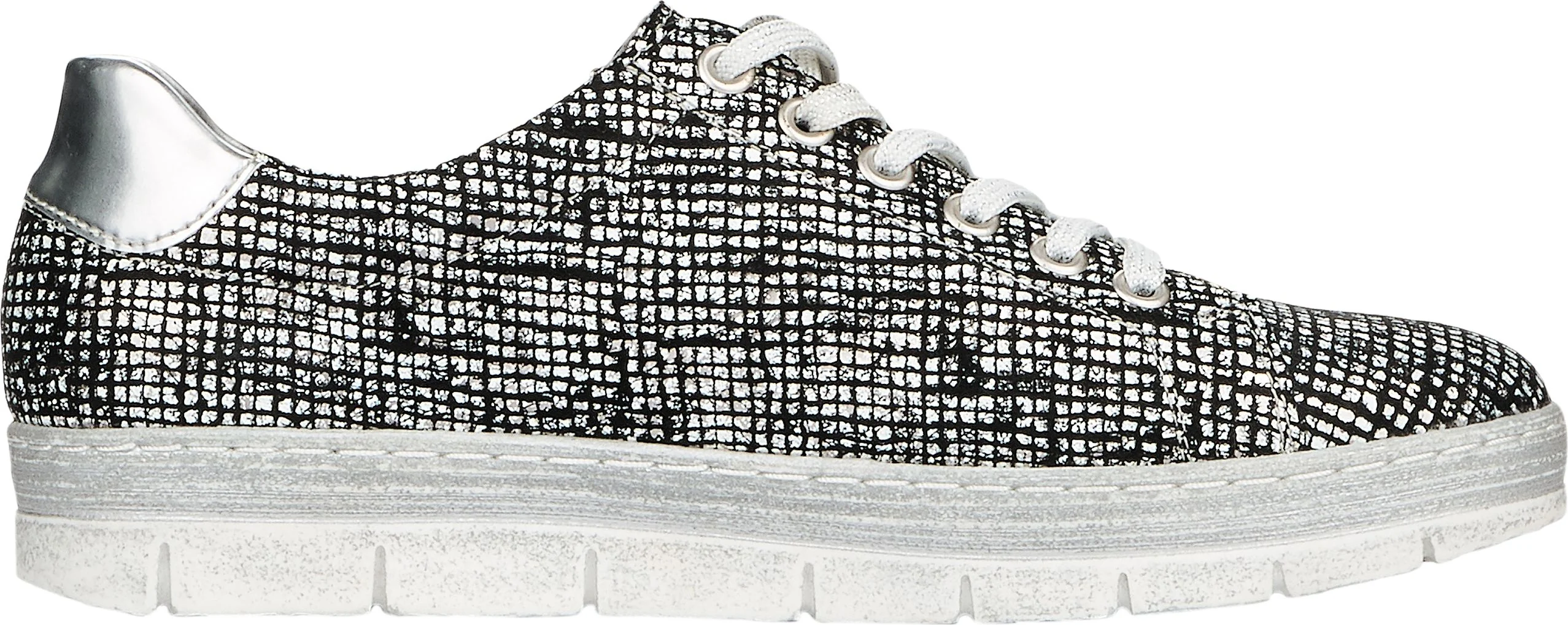 Silver/Black Lace Up - Image 2