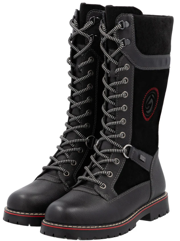 Tall Black Flip Grip Boot - Image 8