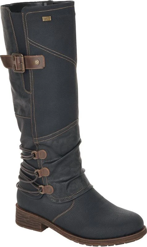 Tall Black Side Zip Boot