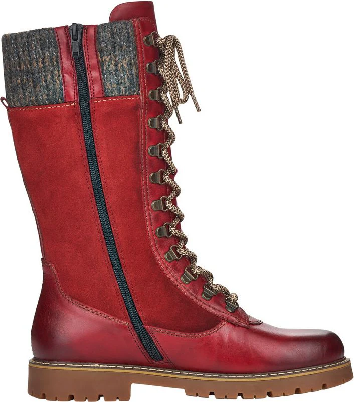 Tall Red Flip Grip Boot - Image 2