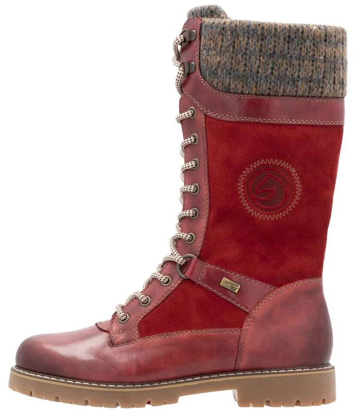 Tall Red Flip Grip Boot - Image 3