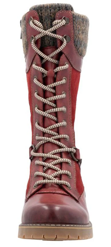 Tall Red Flip Grip Boot - Image 4