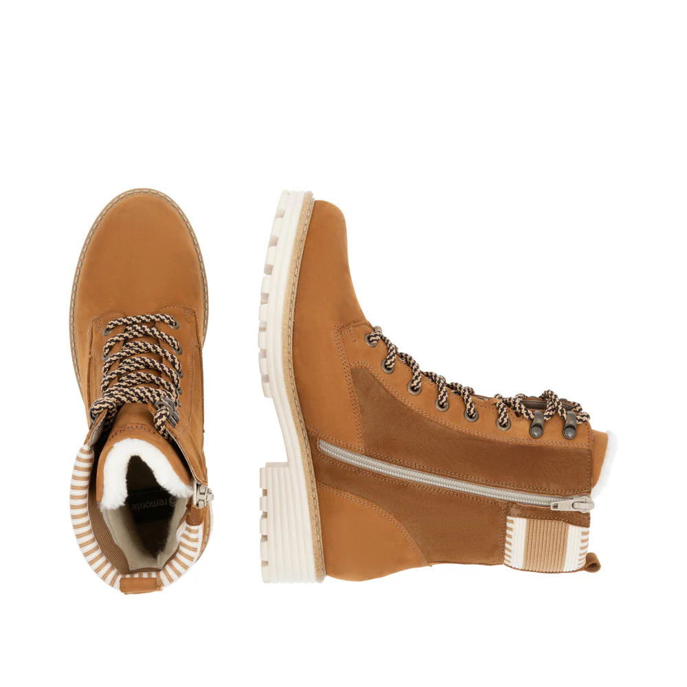 Tan Lace Up W Lambs Wool - Image 9