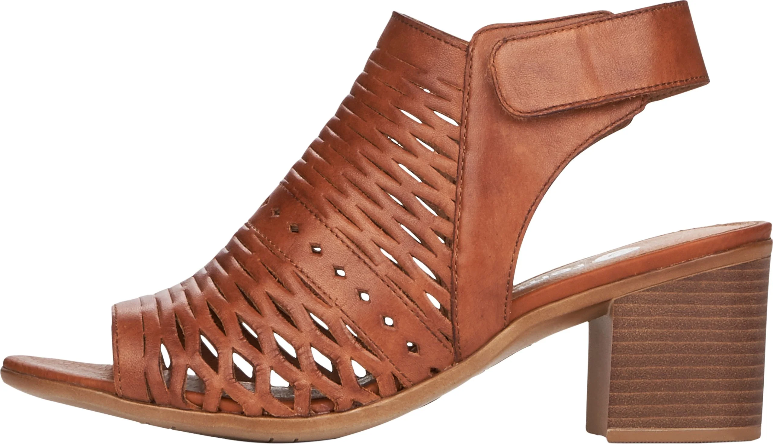 Tan Perforated Sandal Backstrap - Image 3