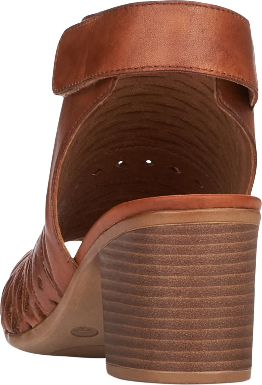 Tan Perforated Sandal Backstrap - Image 5