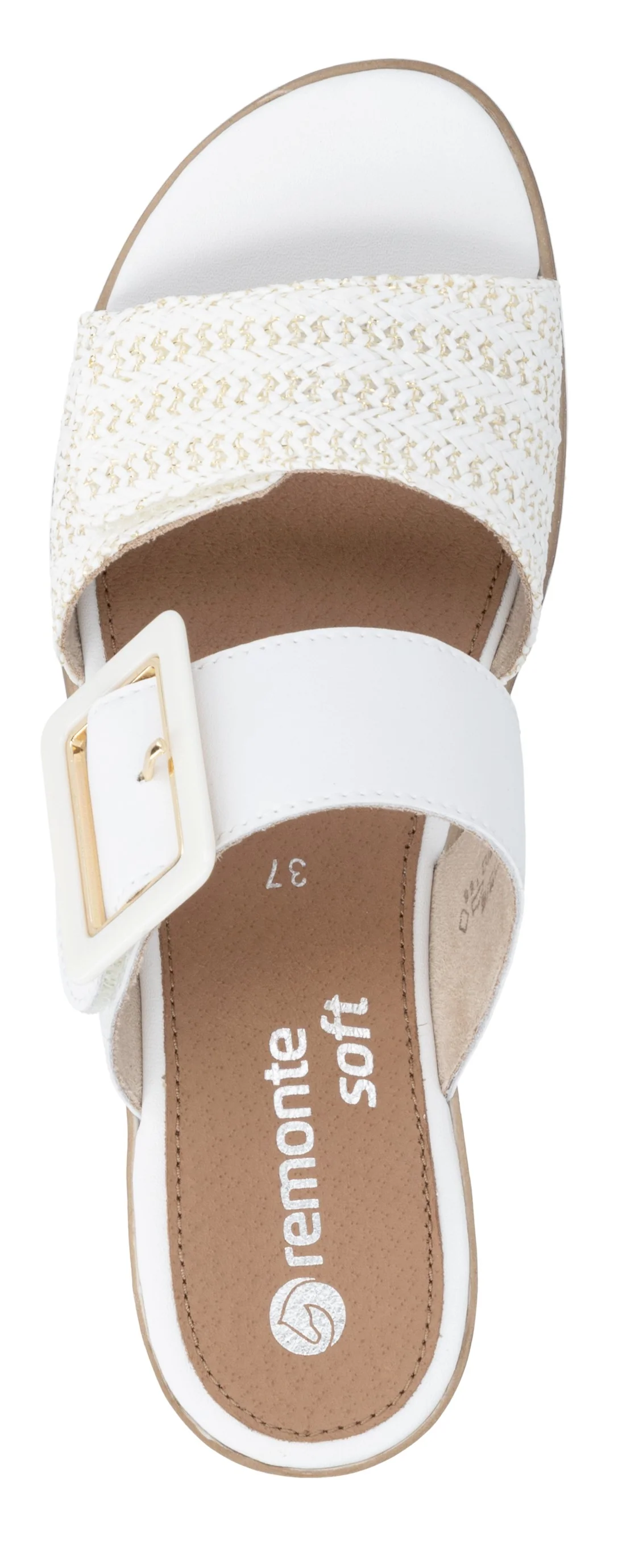 White 2 Strap Slide - Image 3