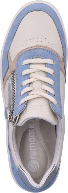 White /Blue Sneaker - Image 4