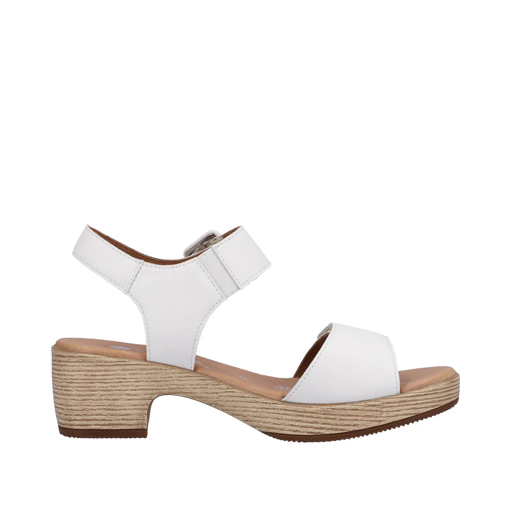 White Heeled Sandal - Image 2