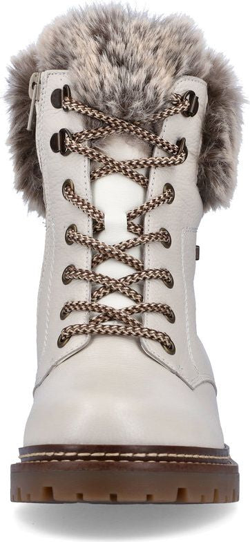 White Lace Up Boot - Image 4