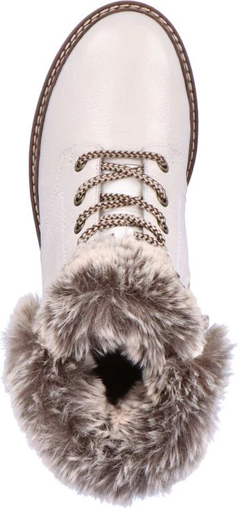 White Lace Up Boot - Image 6