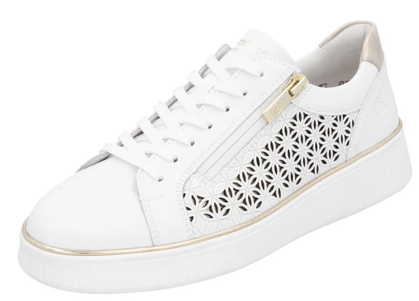 White Lace Up