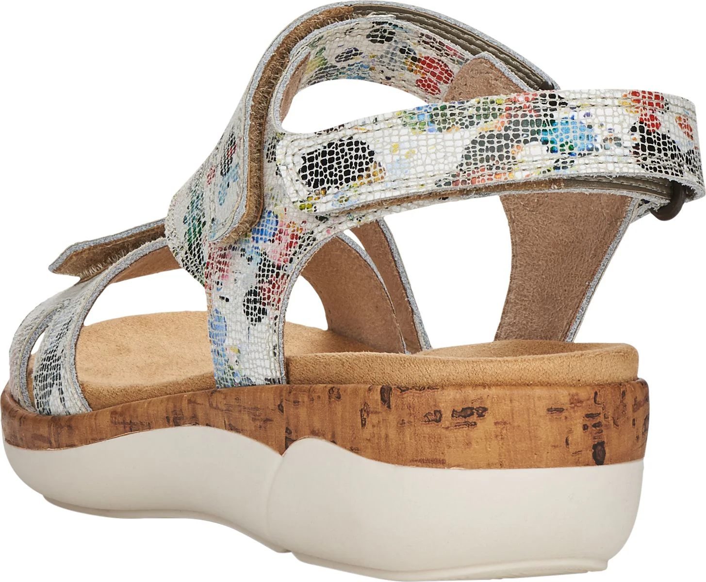 White Multi Criss Cross Sandal - Image 4
