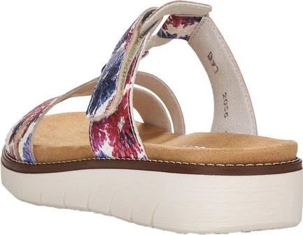 White Multi Flower Slide Sandal - Image 5