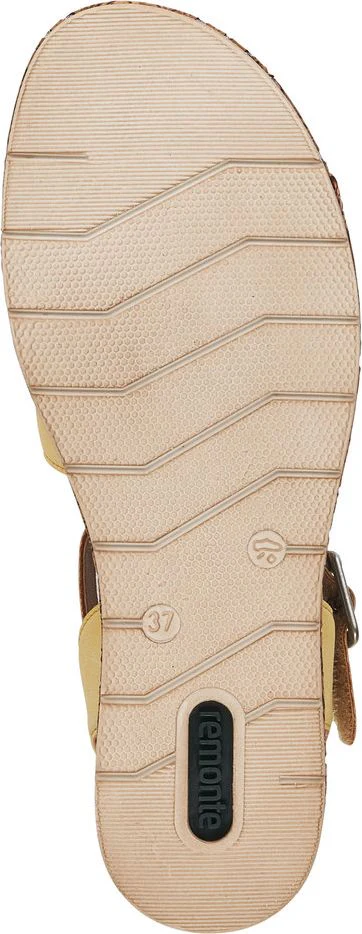 Yellow/ Woven Multi Front/Ankle Strap Wedge Sandal - Image 7