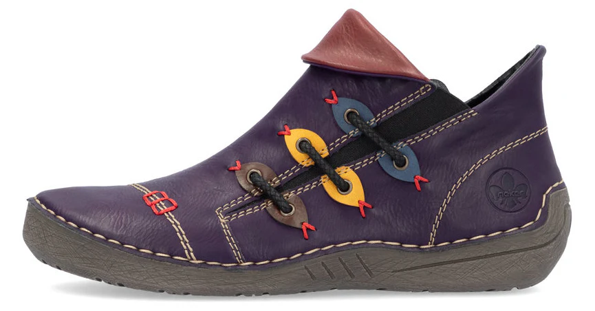 Aubergine Side Zip Boot - Image 3
