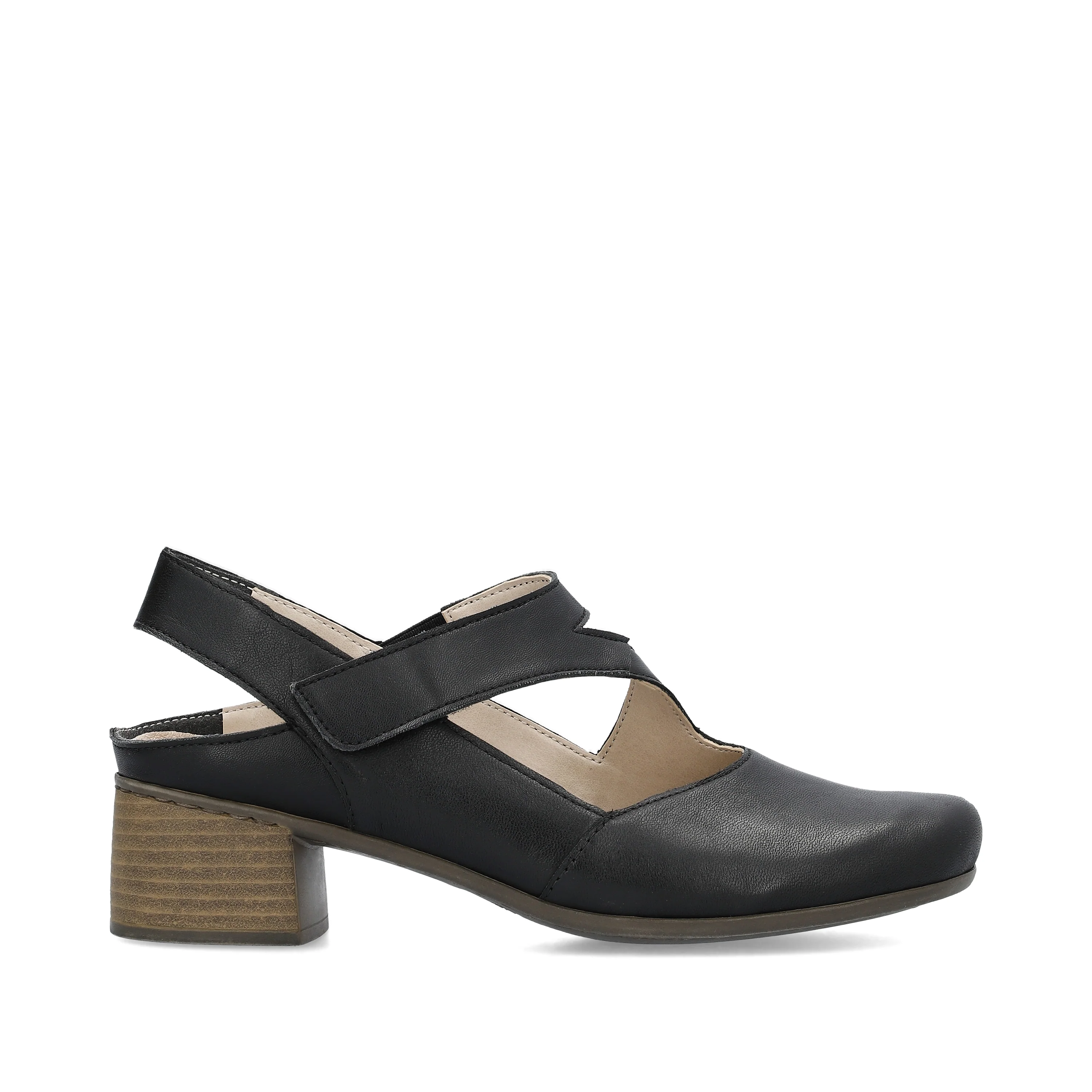 Black Closed Toe Sandal - Image 2