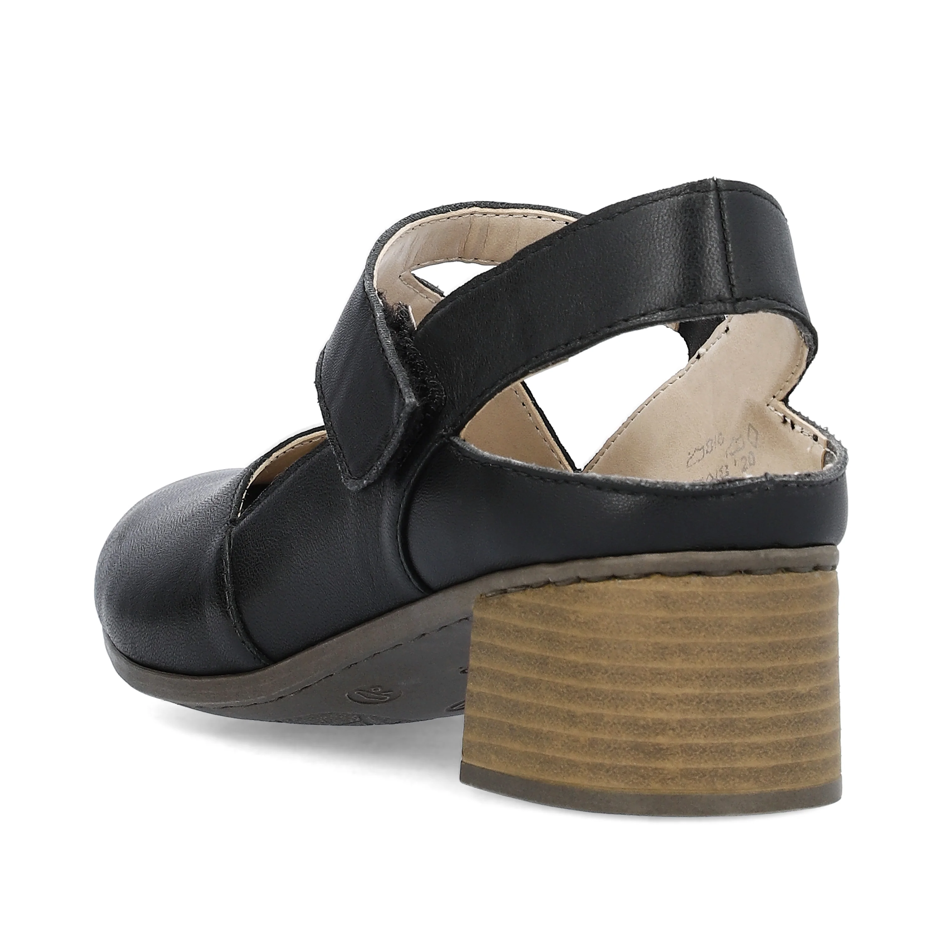 Black Closed Toe Sandal - Image 4