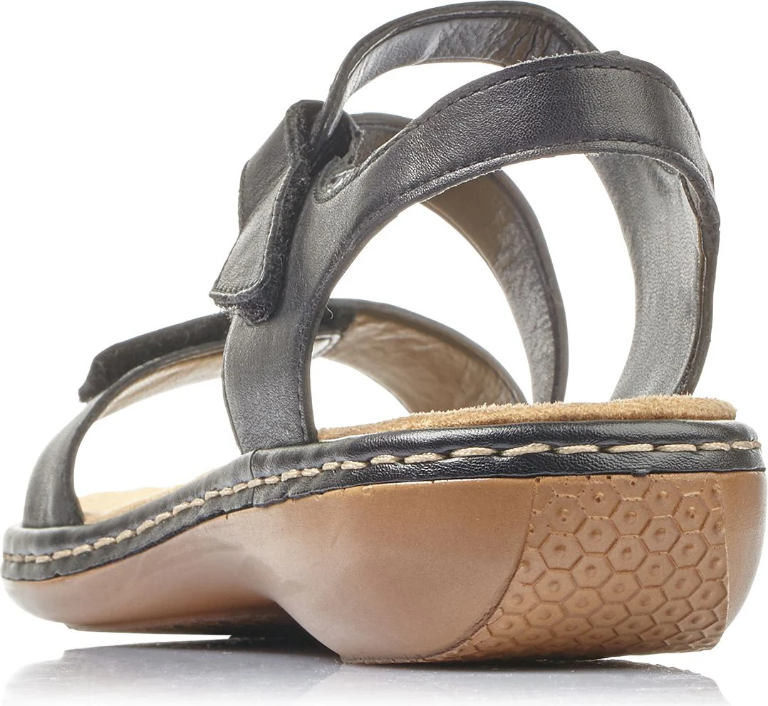 Black Criss Cross Sandal - Image 3
