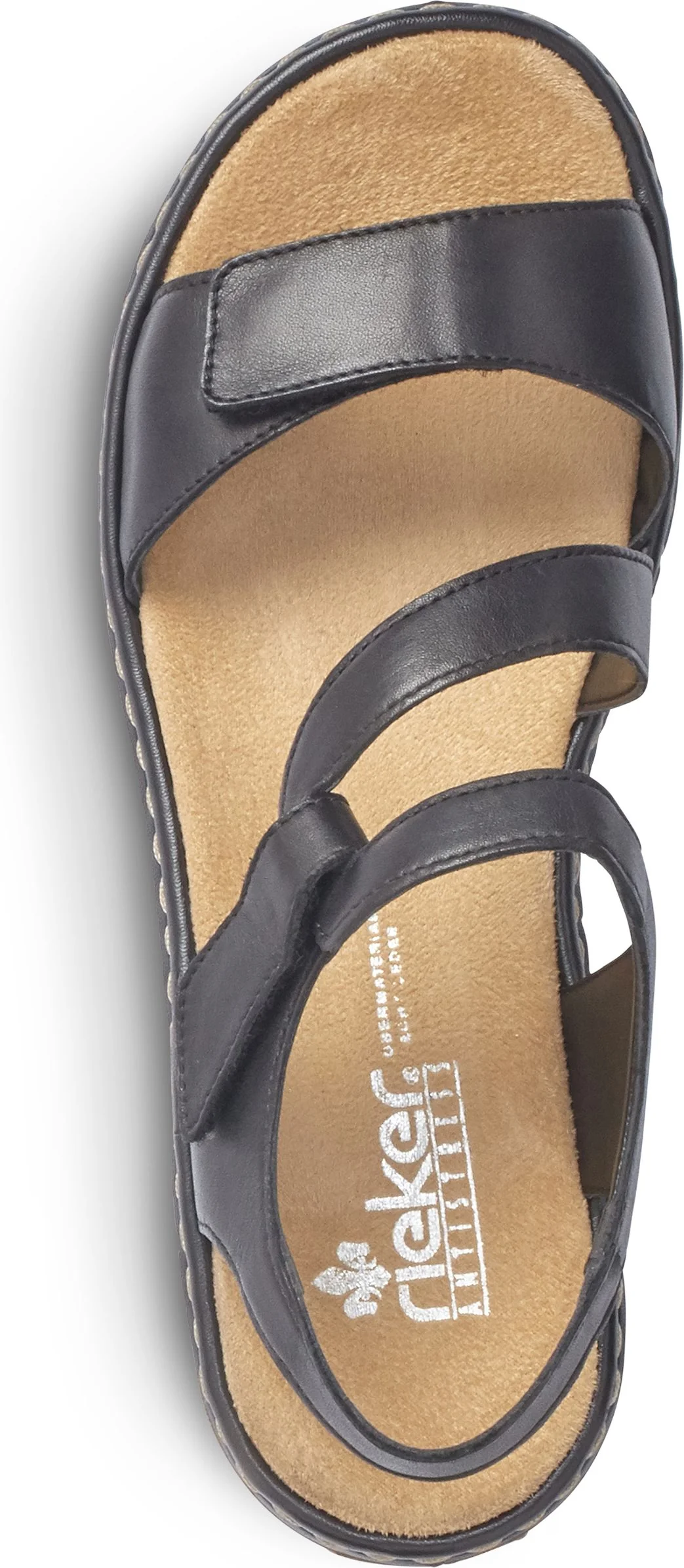 Black Criss Cross Sandal - Image 4