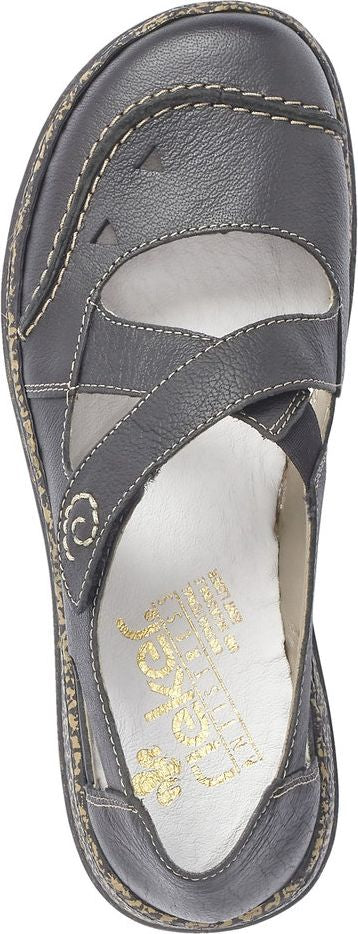 Black Criss Cross Strap Slip On - Image 5