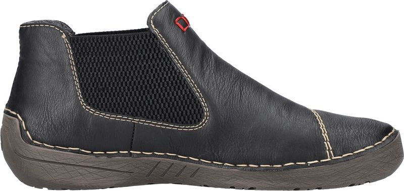 Black Double Gore Bootie - Image 2