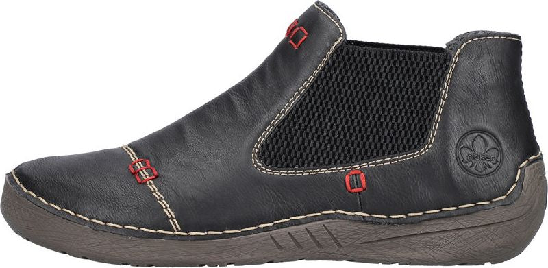 Black Double Gore Bootie - Image 5