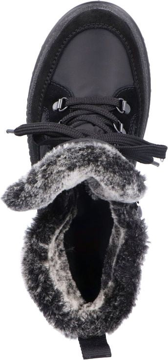 Black Flip Grip Lace Up Boot - Image 6
