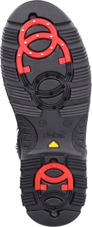 Black Flip Grip Lace Up Boot - Image 7