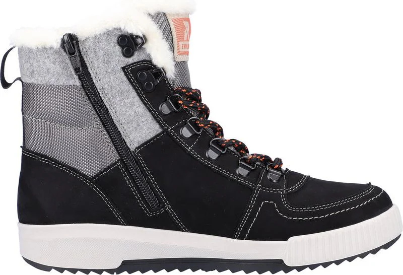 Black/Grey Warm Lined Boot - Image 2