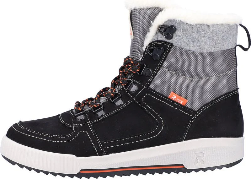 Black/Grey Warm Lined Boot - Image 3