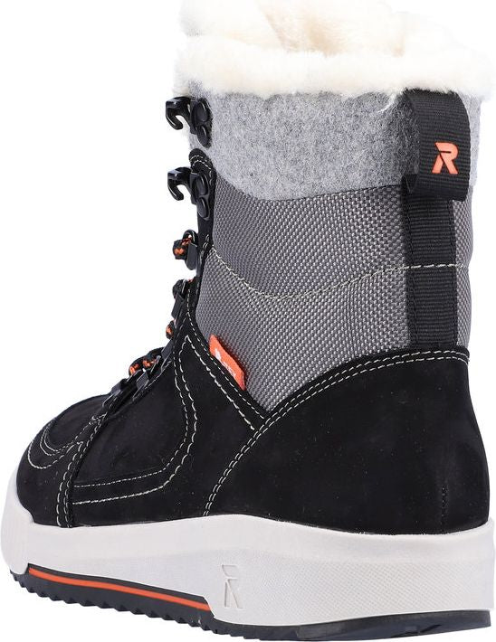 Black/Grey Warm Lined Boot - Image 5